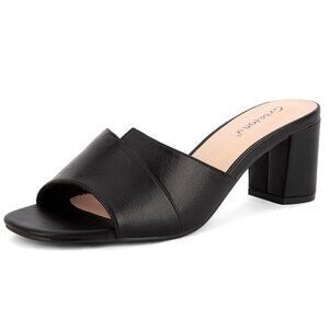 NIB Women's Size 9 Open Toe Mules/Slingbacks